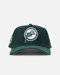 New Era Miami Dolphins 'Dark Green Cord' 9FORTY A-Frame Corduroy Snapback Dark Green