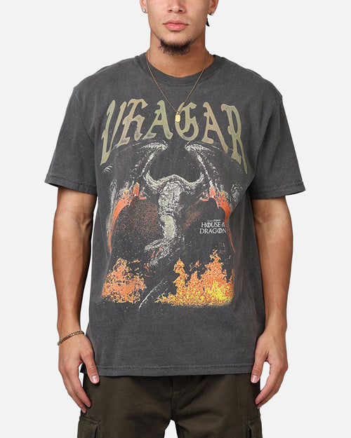 Ripple X Game Of Thrones 'House Of The Dragon' Vhagar T-Shirt Washed Black