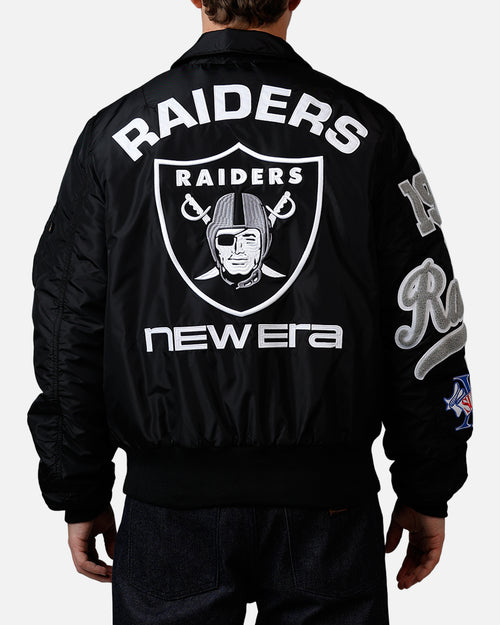 New Era x Alpha Industries Las Vegas Raiders Industries MA-1 Jacket Black