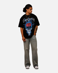 Loiter Brain Rot Vintage T-Shirt Black