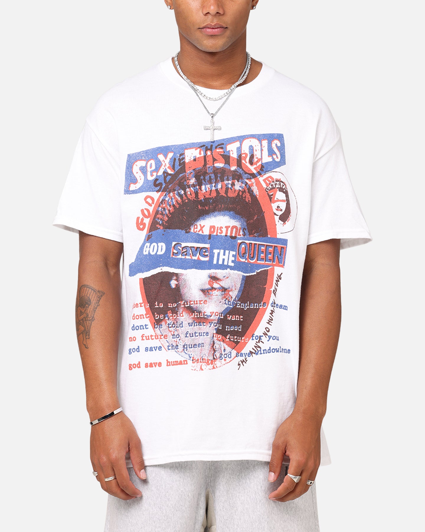 Sex Pistols Save The Queen T-Shirt White | Culture Kings US