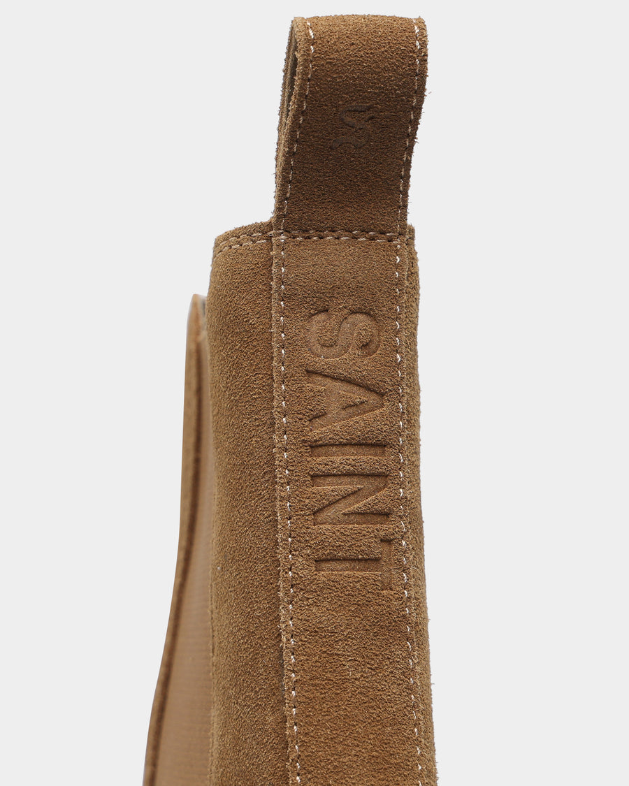 Saint Morta Nomad Mens Chelsea Boots Sz 11 Camel Suede Slip On Mid top Round Toe SAINT MORTA Mens Nomad Chelsea Boot - Macy main image 3