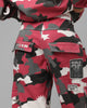 Loiter X WWE Dudley Boyz Cargo Pants Red Camo