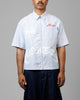 Loiter Chopper Work Shirt Blue/White
