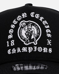 New Era Boston Celtics 'Gothic Arch 2.0' 9FORTY A-Frame Snapback Black/White