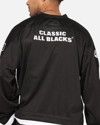 Mitchell & Ness All Blacks Rugby Union Classic Chrome Mesh Jersey Solid Black