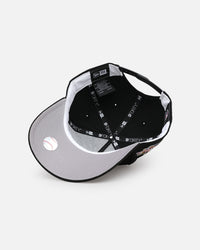 New Era Atlanta Braves 'Black And Team Color' 9FORTY A-Frame Snapback Black/Official Team Color