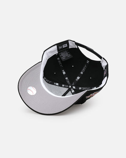 New Era Atlanta Braves 'Black And Team Color' 9FORTY A-Frame Snapback Black/Official Team Color