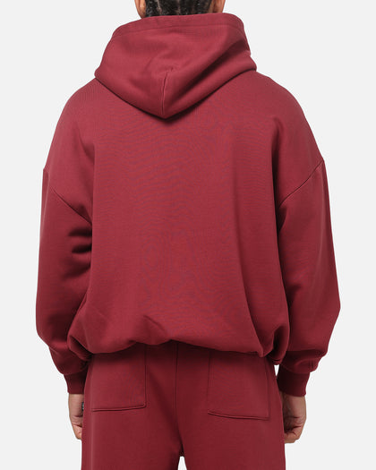 Carre Rivet Hoodie Burgundy