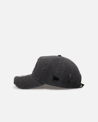 New Era Los Angeles Dodgers 'Patent Leather' 9FORTY A-Frame Strapback Washed Black