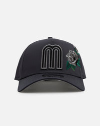 New Era Mexico National Baseball Team 'Gray Tonal Rose Embroidery' 9FORTY A-Frame Snapback Gray