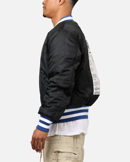 New Era X Alpha Series X NFL Los Angeles Rams MA-1 Bomber Jacket Royal/Black
