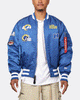 New Era X Alpha Series X NFL Los Angeles Rams MA-1 Bomber Jacket Royal/Black