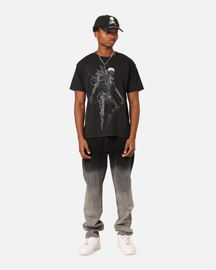 Saint Morta Acid Rain Psykhe Jeans Black Acid Rain