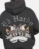 Ed Hardy Chrome Hoodie Washed Black