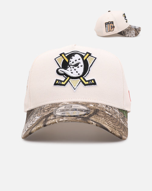 New Era Anaheim Ducks 'Realtree Visor' 9FORTY A-Frame Snapback Cream/Camo