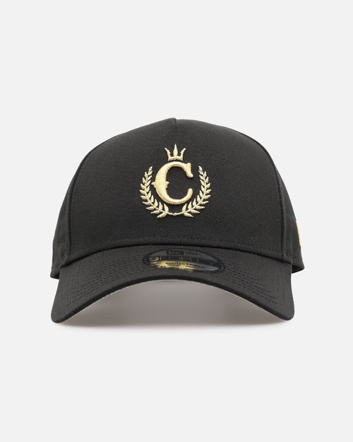 New Era X Culture Kings 9FORTY A-Frame Snapback Black/Gold
