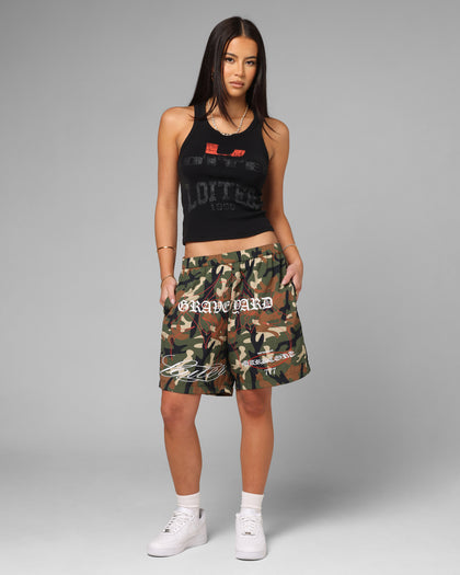 Loiter Hardcore Walk Shorts Camo