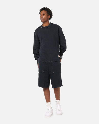 Carre Rivet Baggy Sweat Shorts Charcoal