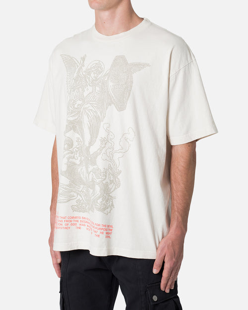 MNML Defeat Your Demons T-Shirt Off White