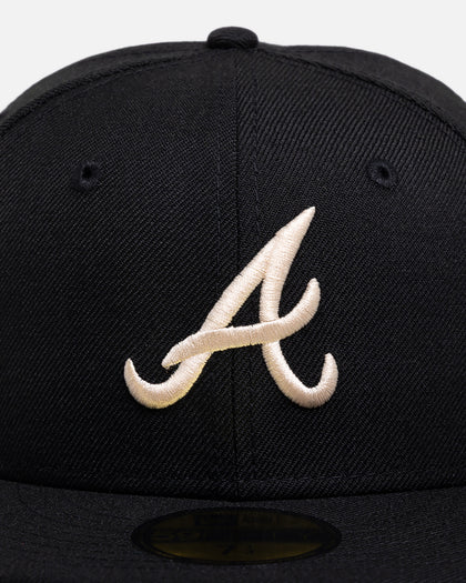 New Era Atlanta Braves 'Wool' 59FIFTY Fitted Black
