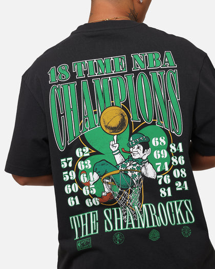 Mitchell & Ness Boston Celtics 18-Time NBA Champions T-Shirt Faded Black