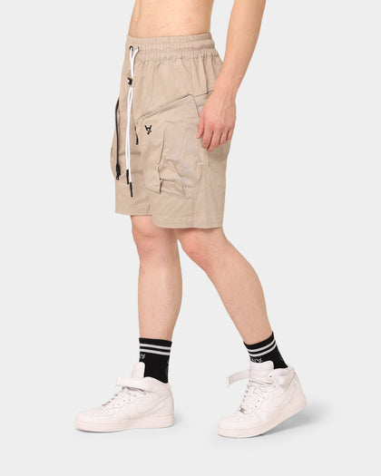 The Anti Order Neo Military Cargo Shorts Bone