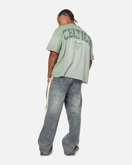Mitchell & Ness Boston Celtics Big Oversized Logo T-Shirt Orchid Tint