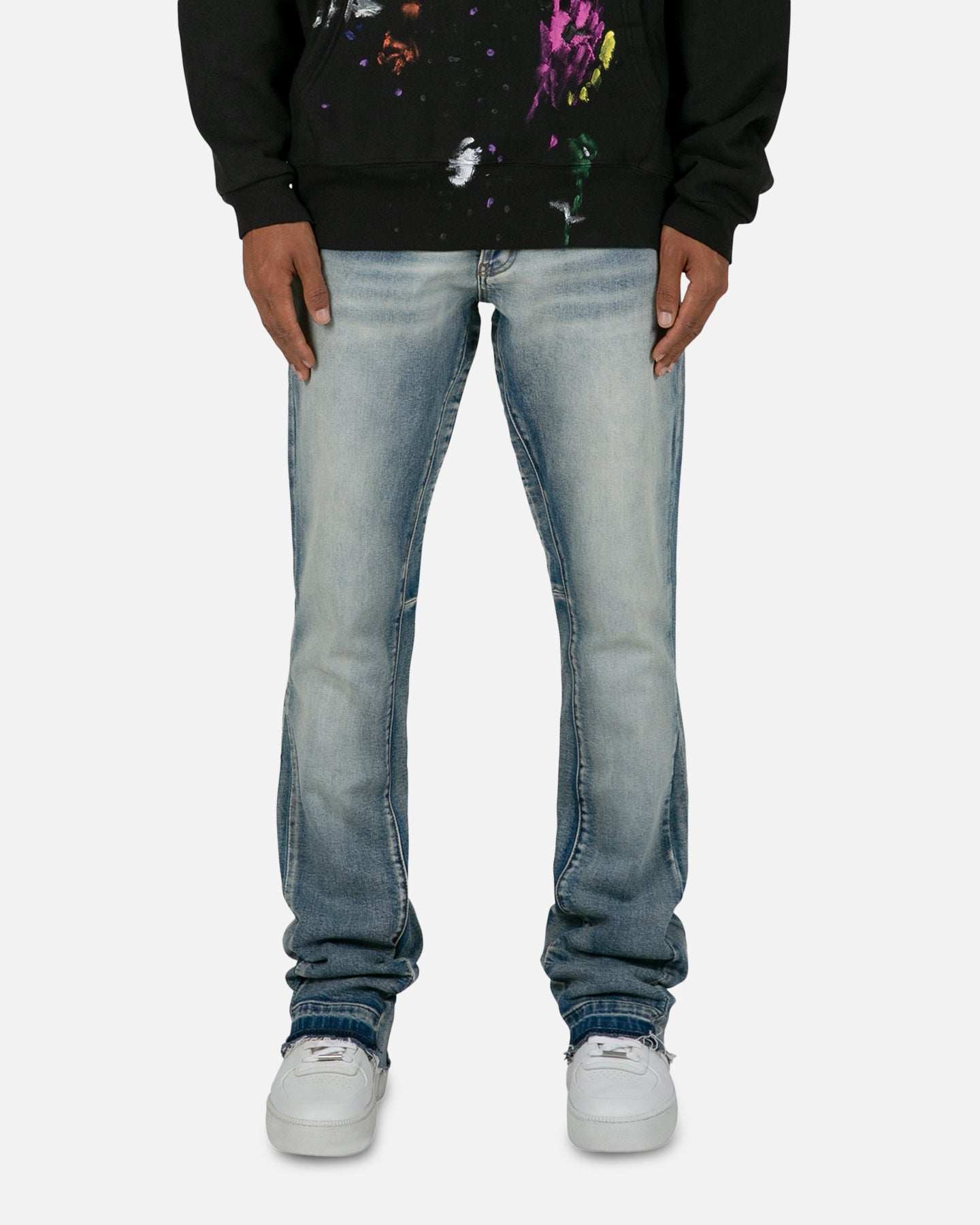 MNML Flare Jeans Blue | Culture Kings US