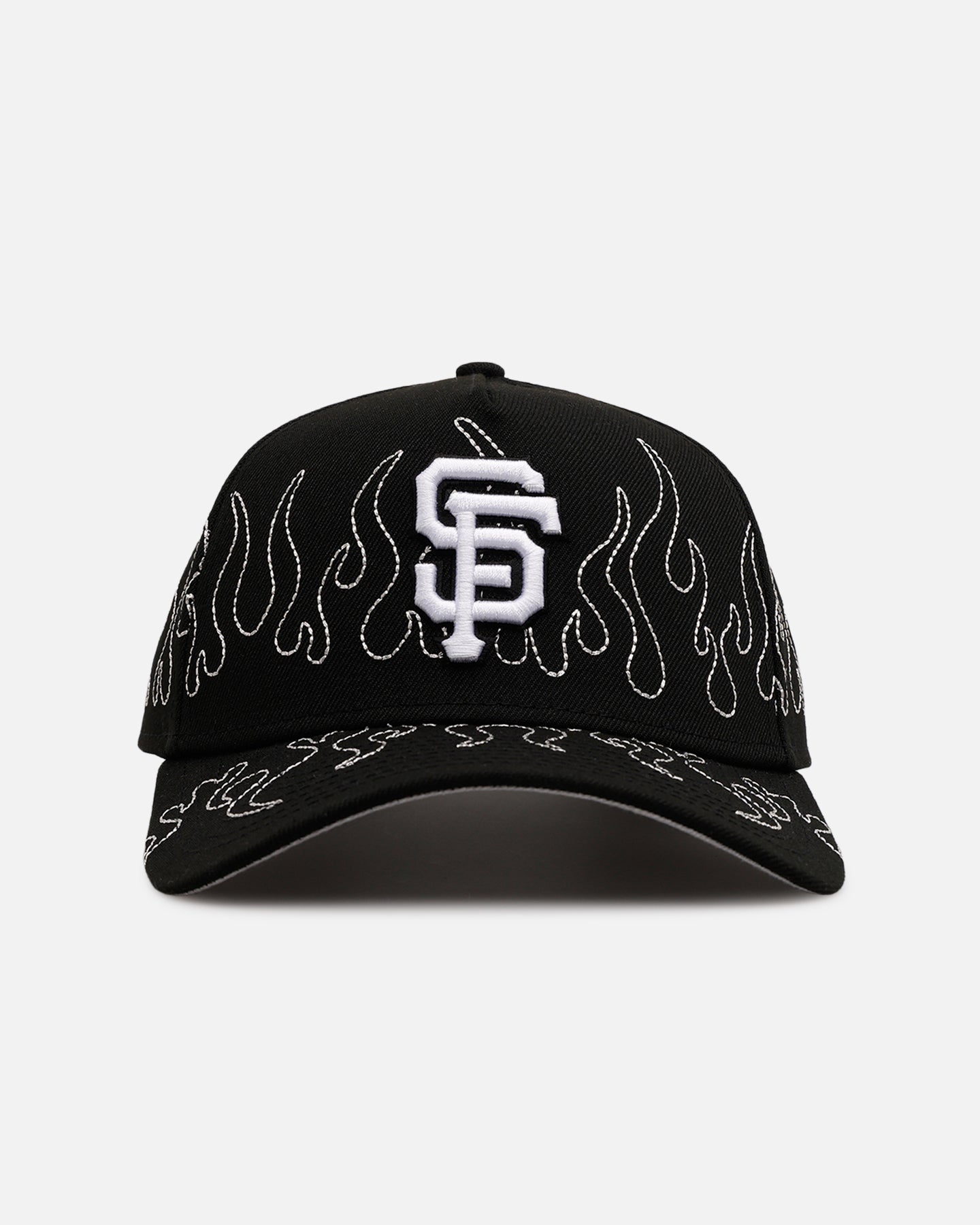 ニューエラ サンフランシスコジャイアンツ 9forty A-Frame ブラック New Era San Francisco Giants 'Outline Flames' 9FORTY A-Frame