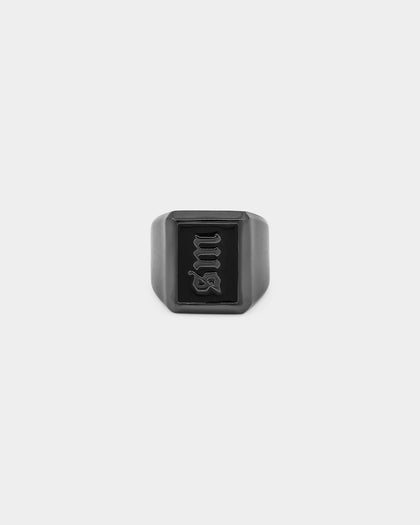 Saint Morta SM Signature Ring Black