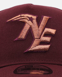 New Era New England Patriots 'Penny' 9FORTY A-Frame Snapback Maroon