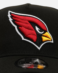 New Era Arizona Cardinals 'Black And Team Color' 9FORTY A-Frame Snapback Black/Official Team Color