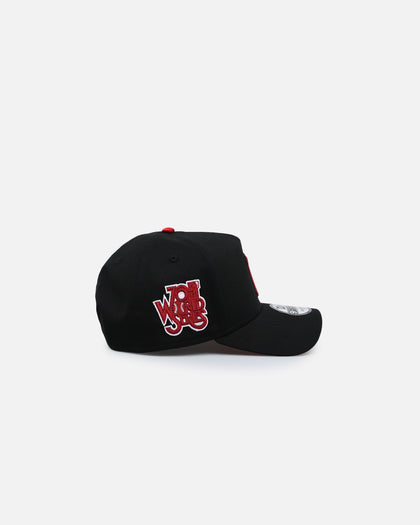 New Era Pittsburgh Pirates 'Satin Scarlet' 9FORTY A-Frame Snapback Black/Scarlet