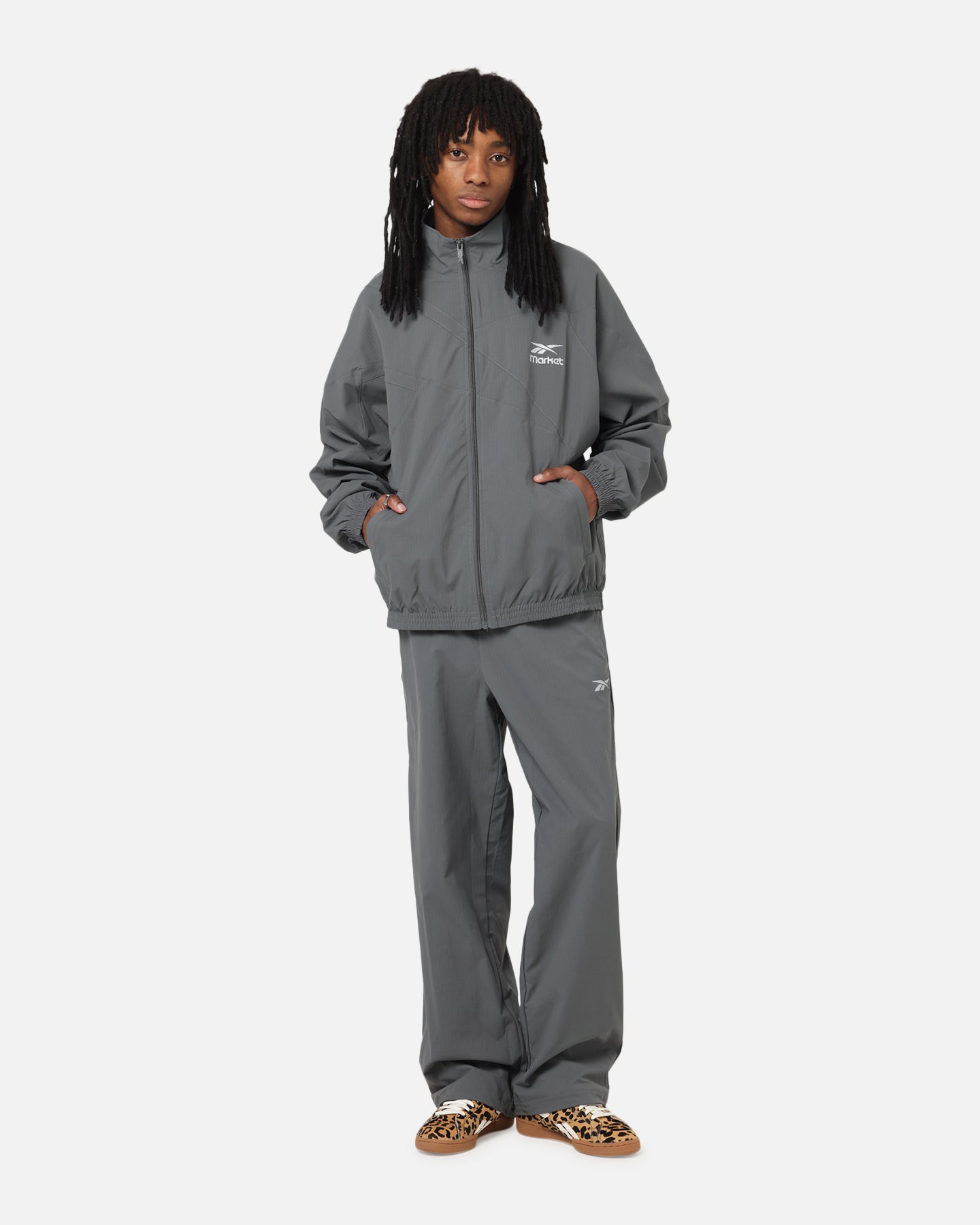 Reebok X Market Track Pants Grey/Silver | Culture Kings US
