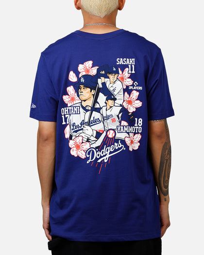 New Era Los Angeles Dodgers Cherry Blossom T-Shirt Blue