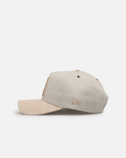 New Era Houston Astros 'Cream Suede' 9FORTY A-Frame Strapback Stone/Oatmilk