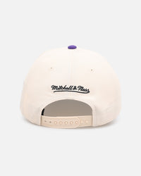 Mitchell & Ness Colorado Rockies 'Chainstitch Wordmark' Pro Pinch Snapback Purple