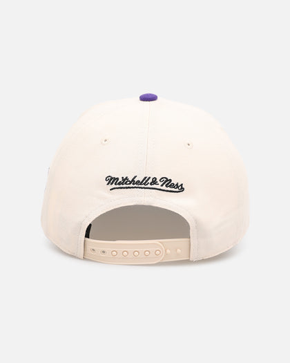 Mitchell & Ness Colorado Rockies 'Chainstitch Wordmark' Pro Pinch Snapback Purple