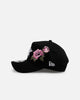 New Era Houston Astros 'Pink Rose Embroidery' 9FORTY A-Frame Snapback Black/Pink