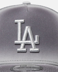 New Era Los Angeles Dodgers 'Gradient Trucker' 9FORTY A-Frame Trucker Snapback Grey