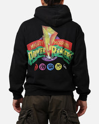 73Studio X Power Rangers Morphin Group Hoodie Black Wash