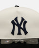 Pro Standard New York Yankees 'Signature Suede' Pro Pinch Strapback Off White/Black