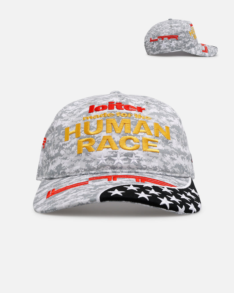 Loiter Neo Military Snapback Hat Snow Camo | Culture Kings US