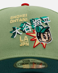 New Era Los Angeles Dodgers 'Shotime' Shohei 9FORTY A-Frame Snapback Matcha