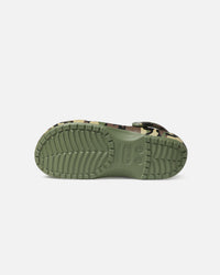 Crocs Camouflage Classic Clog Army Green