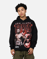 UFC By Goat Crew Jon Jones Vintage Hoodie Black Wash