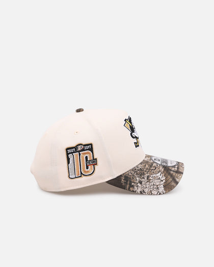 New Era Anaheim Ducks 'Realtree Visor' 9FORTY A-Frame Snapback Cream/Camo