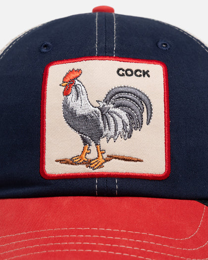 Goorin Bros Rooster Papa Trucker Snapback Navy/Red