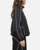 New Era Double Zip Track Jacket Black